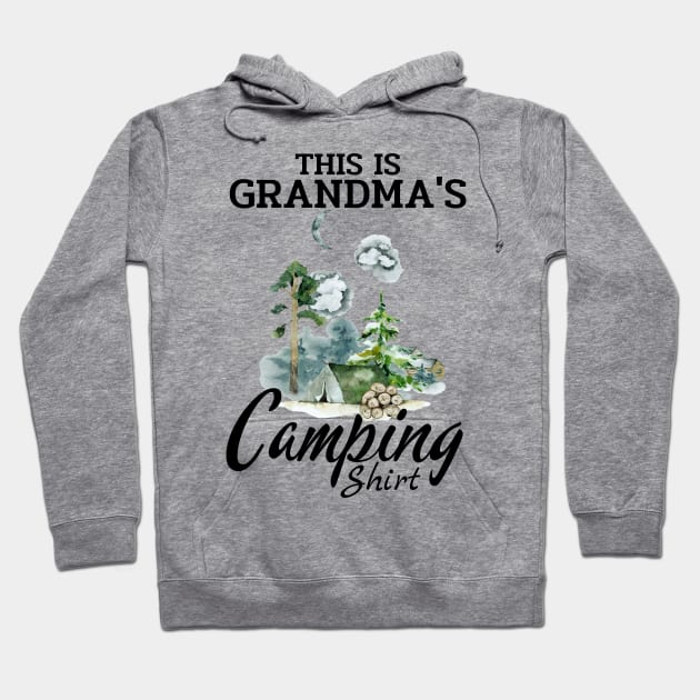 This is Grandma's Camping Hoodie by JustBeSatisfied